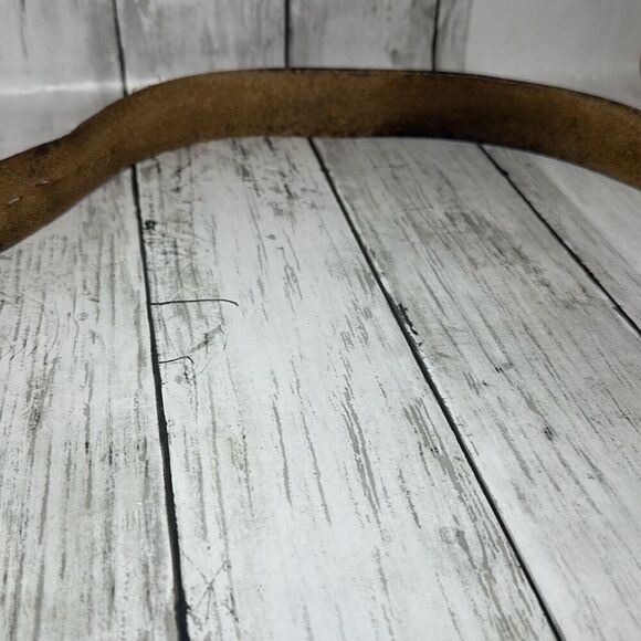 Brazos Joes Belts Leather Eagle Belt Buckle Sz.30 Brown Ornate Belt - Picture 8 of 9